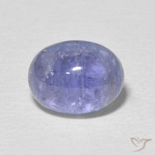 3.59ct 天然 濃いバイオレットブルー タンザナイト, 楕円形, 透明