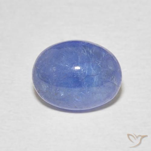 2.49ct 天然 ディープブルー タンザナイト, 楕円形, 半透明