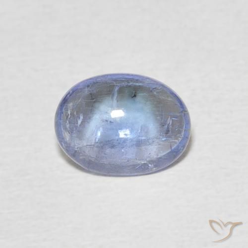 1.52ct 天然 ライトブルー タンザナイト, 楕円形, 透明