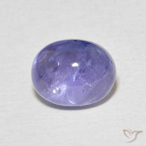 3.22ct 天然 濃いバイオレットブルー タンザナイト, 楕円形, 透明
