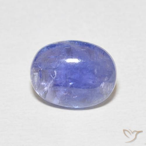 2.88ct 天然 濃いバイオレットブルー タンザナイト, 楕円形, 透明