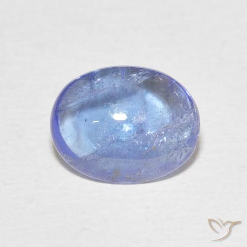 2.87ct 天然 ライトバイオレットブルー タンザナイト, 楕円形, 透明