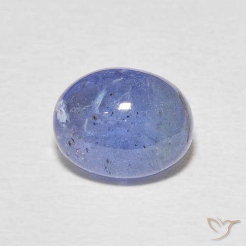 3.21ct 天然 濃いバイオレットブルー タンザナイト, 楕円形, 半透明