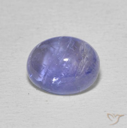 2.89ct 天然 濃いバイオレットブルー タンザナイト, 楕円形, 透明