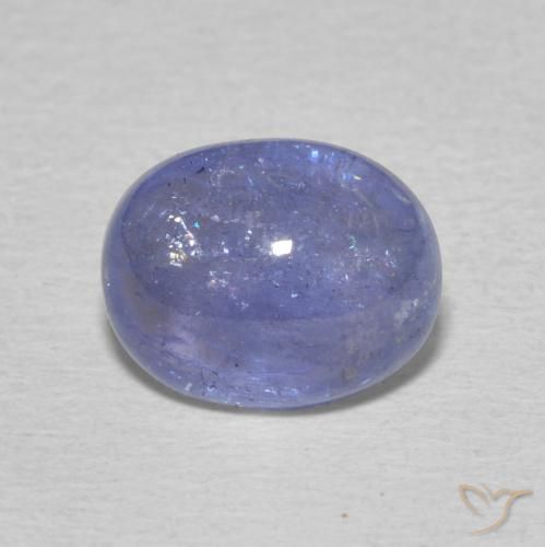 3.31ct 天然 濃いバイオレットブルー タンザナイト, 楕円形, 透明