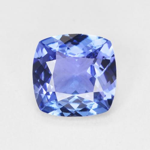 2.21ct 天然 バイオレットブルー タンザナイト, クッション, VVS