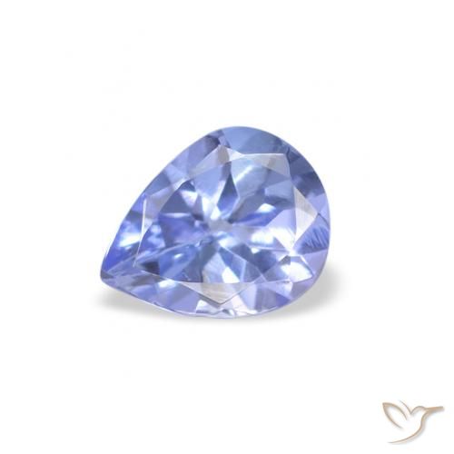 0.32ct 天然 パステルブルー タンザナイト, 洋梨の形, VS