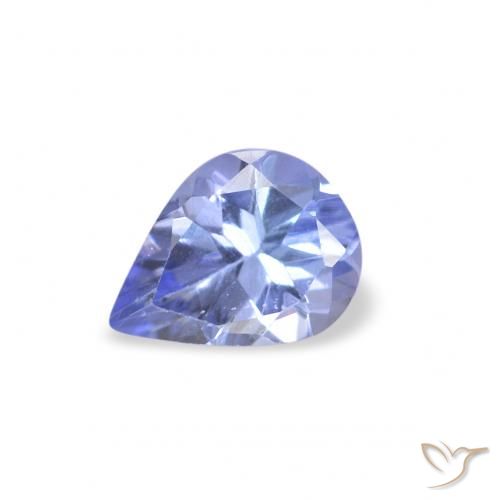 0.28ct 天然 パステルブルー タンザナイト, 洋梨の形, VS