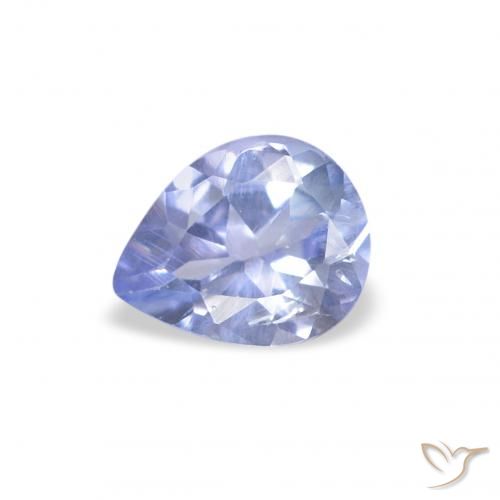 0.37ct 天然 ライトブルー タンザナイト, 洋梨の形, VS