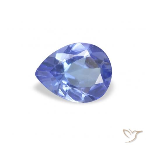 0.34ct 天然 濃いブルー タンザナイト, 洋梨の形, VS