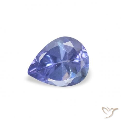 0.31ct 天然 濃いブルー タンザナイト, 洋梨の形, VS