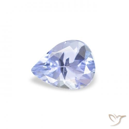 0.31ct 天然 パステルブルー タンザナイト, 洋梨の形, VS
