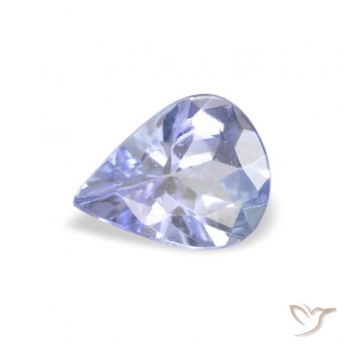 0.30ct 天然 パステルブルー タンザナイト, 洋梨の形, VVS-VS