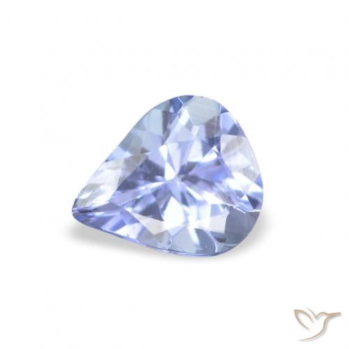 0.29ct 天然 パステルブルー タンザナイト, 洋梨の形, VS