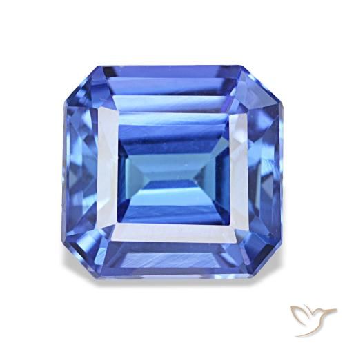 2.64ct ブルー タンザナイト, エメラルドカット, VVS