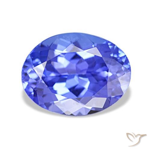 1.88ct ブルー タンザナイト, 楕円形, VVS