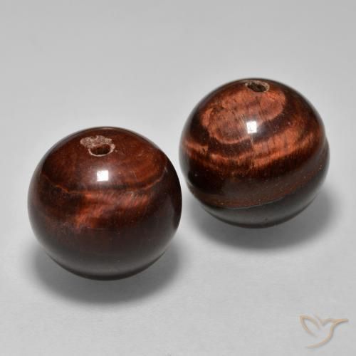 Shop natural 24.04ct シナモンブラウン タイガーズアイマトリックス gems, スフェア / ボール, from インド at GemSelect. In stock, global shipping!