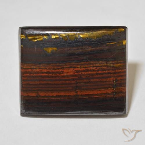 44.19ct 天然 マルチカラー タイガーズアイマトリックス, バゲット, オペーク
