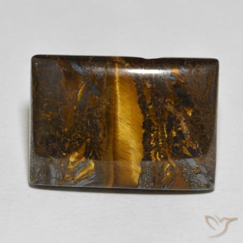 49.75ct 天然 マルチカラー タイガーズアイマトリックス, バゲット, オペーク