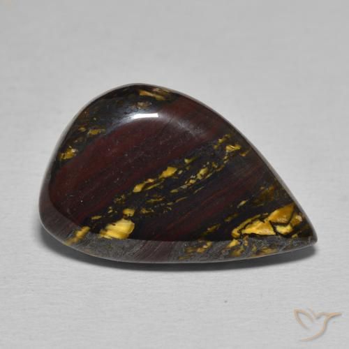 15.67ct 天然 マルチカラー タイガーズアイマトリックス, ファンシー, オペーク
