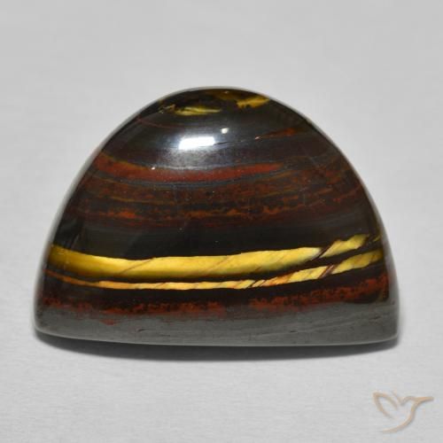 20.41ct 天然 ヒッコリーブラウン タイガーズアイマトリックス, ファンシー, オペーク