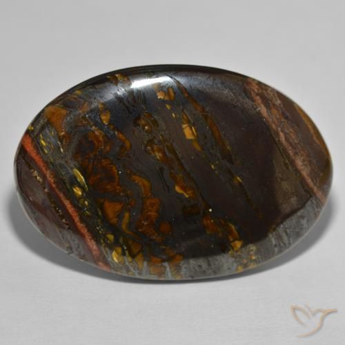 149.79ct 天然 マルチカラー タイガーズアイマトリックス, 楕円形, オペーク