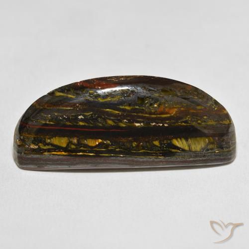 45.37ct 天然 マルチカラー タイガーズアイマトリックス, ファンシー, オペーク