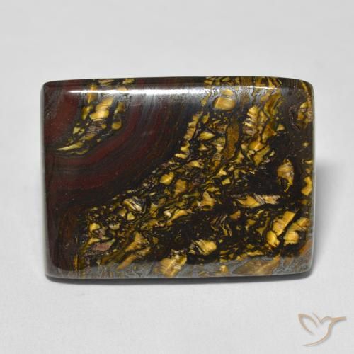 46.40ct 天然 マルチカラー タイガーズアイマトリックス, 四角形, オペーク
