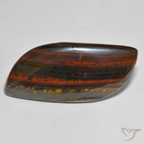 32.54ct 天然 マルチカラー タイガーズアイマトリックス, ファンシー, オペーク