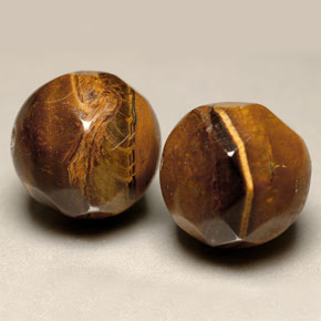 カラットの天然ゴールドブラウンTiger's Eye（10.61 mm・球体 / ボール）