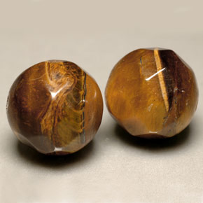 カラットの天然ゴールドブラウンTiger's Eye（10.61 mm・球体 / ボール）