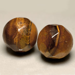 カラットの天然ゴールドブラウンTiger's Eye（10.61 mm・球体 / ボール）