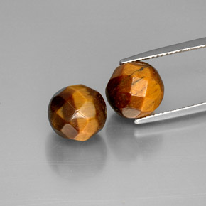 カラットの天然ゴールドブラウンTiger's Eye（10.35 mm・球体 / ボール）