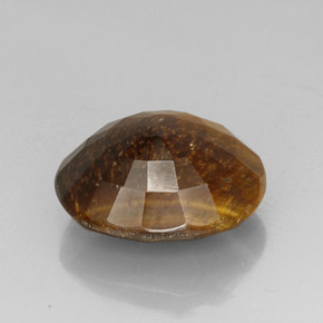 25.78カラットの天然ゴールドブラウンTiger's Eye（21.4×17.5 mm・オーバルカット）