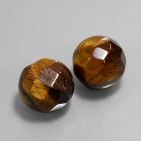 カラットの天然ゴールドブラウンTiger's Eye（10.28 mm・球体 / ボール）