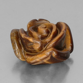 12.11カラットの天然赤みがかったブラウンタイガーズアイ、ファンシーシェイプ、オペーク