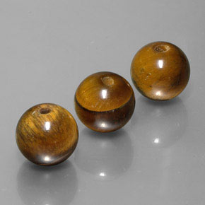 カラットの天然ゴールドブラウンTiger's Eye（8.34 mm・球体 / ボール）