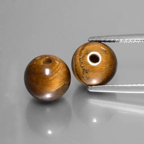 カラットの天然ゴールドブラウンTiger's Eye（8.24 mm・球体 / ボール）