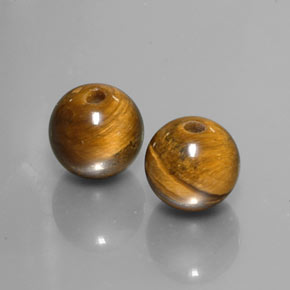 カラットの天然ゴールドブラウンTiger's Eye（8.24 mm・球体 / ボール）