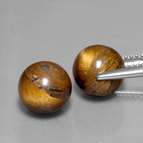 カラットの天然ゴールドブラウンTiger's Eye（8.23 mm・球体 / ボール）