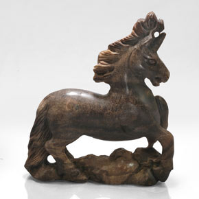 400.30カラットの天然ゴールドブラウンTiger's Eye（80.7×70.3 mm・ファンシーシェイプ）