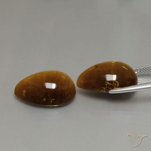 Shop natural 22.63ct ゴールドブラウン タイガーズアイ gems, 洋梨の形, from タイ at GemSelect. In stock, global shipping!