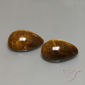 Shop natural 22.82ct ウォームブラウン タイガーズアイ gems, 洋梨の形, from タイ at GemSelect. In stock, global shipping!