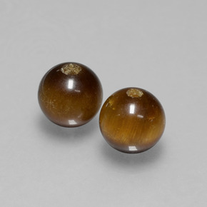 カラットの天然ゴールドブラウンTiger's Eye（6.51 mm・球体 / ボール）
