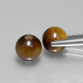 カラットの天然ゴールドブラウンTiger's Eye（6.51 mm・球体 / ボール）