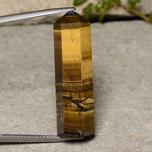 21.64ct 天然 ウォームブラウン タイガーズアイ, ファンシー, オペーク