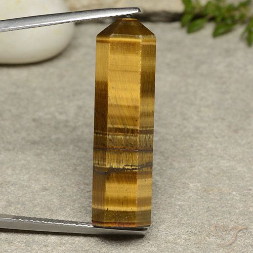 20.39ct 天然 ウォームブラウン タイガーズアイ, ファンシー, オペーク