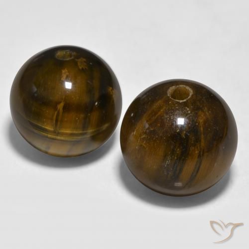 Shop natural 23.50ct ウォームブラウン タイガーズアイ gems, スフェア / ボール, from インド at GemSelect. In stock, global shipping!