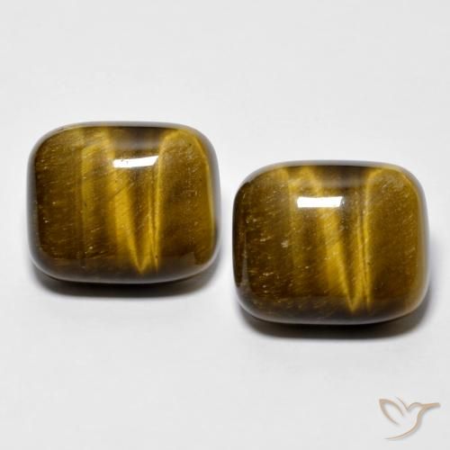 Shop natural 17.05ct Medium Dark-Brown タイガーズアイ gems, クッション, from タイ at GemSelect. In stock, global shipping!