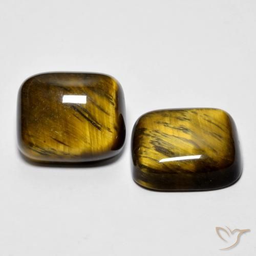 Shop natural 16.97ct Medium Dark-Brown タイガーズアイ gems, クッション, from タイ at GemSelect. In stock, global shipping!